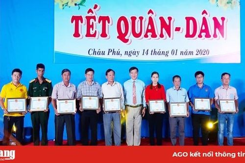 Châu Phú tổng kết các hoạt động 'Tết quân - dân' năm 2020