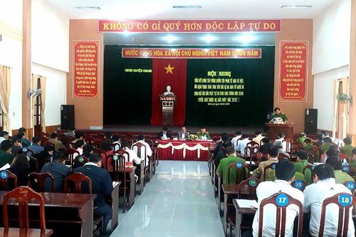 Kbang: Tổng kết công tác phòng-chống tội phạm năm 2019