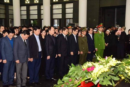 Xúc động Lễ tang 3 cán bộ công an hy sinh khi làm nhiệm vụ tại Đồng Tâm