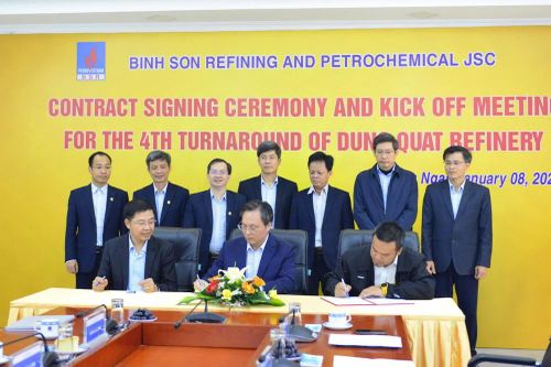 BSR ký hợp đồng Bảo dưỡng tổng thể lần thứ 4 NMLD Dung Quất