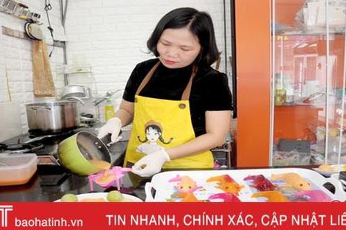 Xôi, thạch rau câu hình cá chép đắt khách dịp cúng ông Táo
