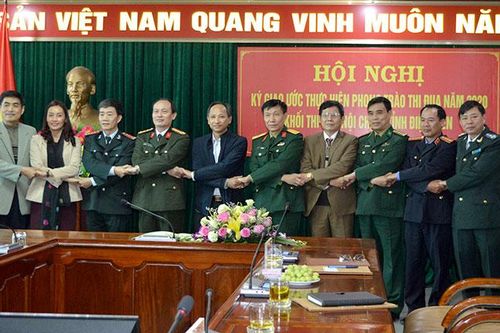 Khối Nội chính tỉnh ký kết giao ước thi đua năm 2020