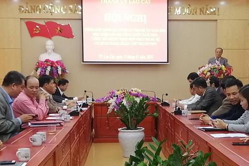 Công bố thành lập Đảng bộ cơ quan Đảng- Đoàn thể thành phố Lào Cai