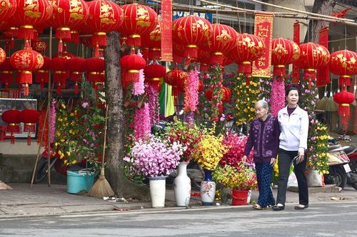 Rộn ràng phố Xuân