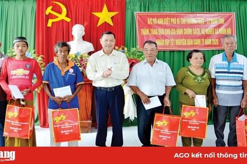 Đón Tết ấm áp nghĩa tình