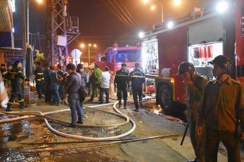 TP. Pleiku: Cháy tại tiệm sửa chữa điện tử
