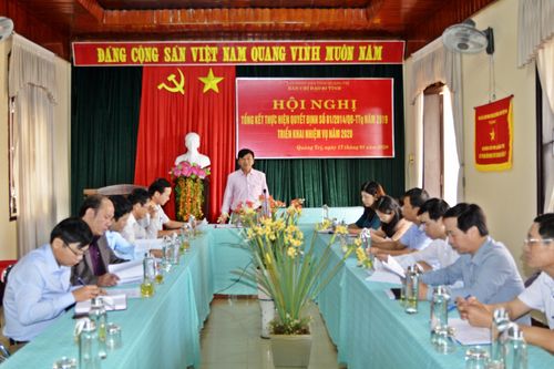 Ban Chỉ đạo 81 tỉnh Quảng Trị triển khai nhiệm vụ năm 2020