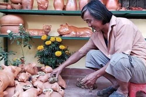 Xem nghệ nhân Thanh Hà nặn chuột đón Tết Canh Tý