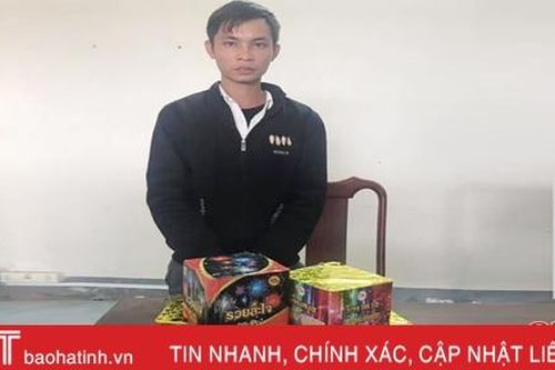 Đem pháo từ Nghi Xuân về Lộc Hà tiêu thụ thì bị bắt