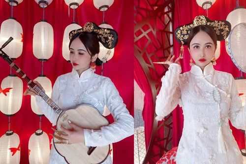 Vợ hai đại gia Minh Nhựa bị chê 'đơ như tượng' khi hóa thân thành 'mỹ nhân' Trung Hoa