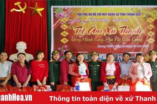 Hội phụ nữ Bộ CHQS tỉnh đồng hành cùng phụ nữ biên cương