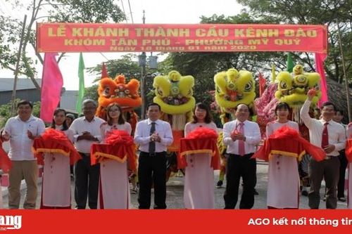 Khánh thành cầu Kênh Đào và Kênh Nội đồng