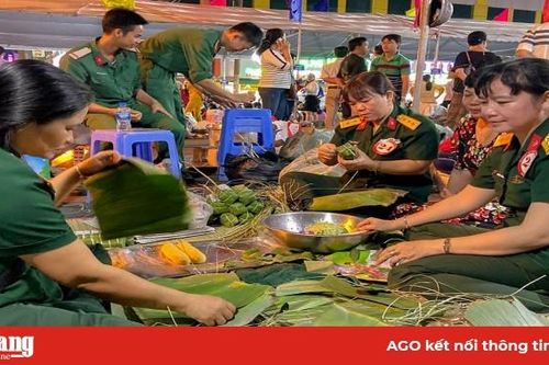 TP. Long Xuyên tổ chức Hội thi gói, nấu bánh tét mừng Đảng, mừng Xuân Canh Tý 2020