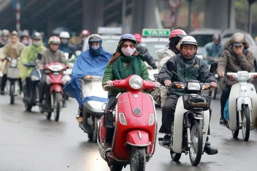 Không khí lạnh tăng cường gây mưa, rét ở Bắc Bộ