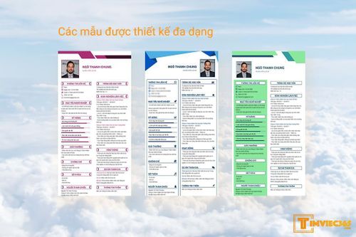 Tạo CV ấn tượng cùng timviec365.com