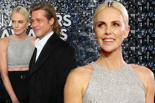 Brad Pitt sánh đôi tình tin đồn Charlize Theron, nắm tay vợ cũ tại sự kiện