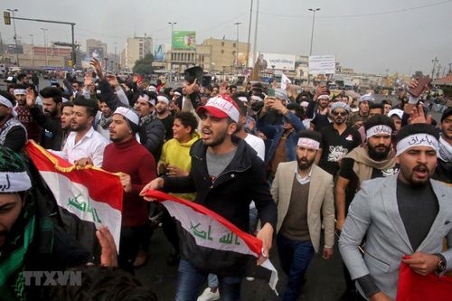 Biểu tình bạo lực ở Iraq khiến ít nhất 13 người bị thương