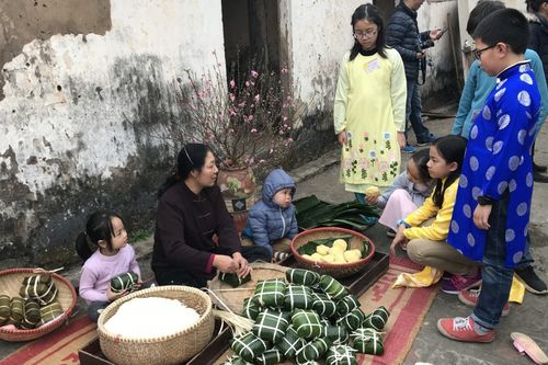 Bánh chưng xanh trong ký ức tuổi thơ