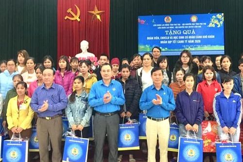 Hơn 3.000 người lao động được chăm lo nhân dịp Tết Canh Tý 2020