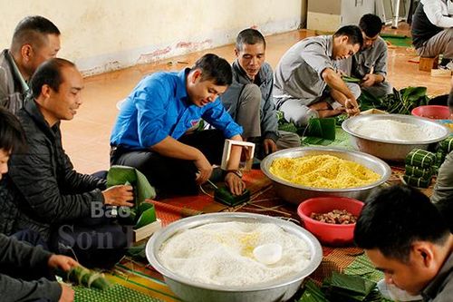 Chi Đoàn Cơ sở Điều trị nghiện ma túy tỉnh: Chương trình 'Gói bánh chưng xanh – Mừng xuân Canh Tý 2020'