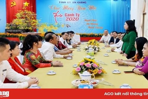 Hiệp hội Doanh nghiệp và Hội Doanh nhân trẻ tỉnh chúc Tết Tỉnh ủy