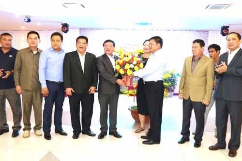 Đoàn công tác tỉnh Ratanakiri và Stung Treng thăm, chúc Tết Công an tỉnh Gia Lai