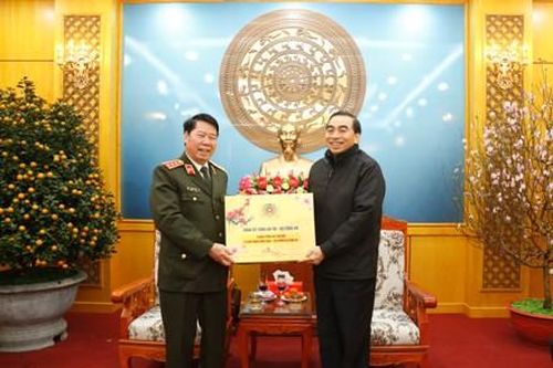 Thượng tướng Bùi Văn Nam, Thứ trưởng Bộ Công an thăm, chúc Tết tại Ninh Bình