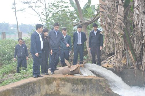 Chủ động lấy và tích trữ nước đảm bảo phục vụ sản xuất
