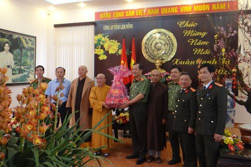 Chúc Tết tại các Ban Trị sự Lâm Đồng, Gia Lai