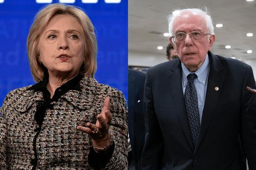 Bà Hillary Clinton 'vỗ mặt' ứng viên đảng Dân chủ Bernie Sanders: 'Chả ai thích ông ta cả!'