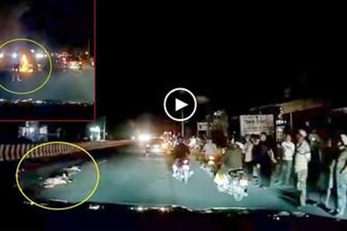 Băng qua đường trong đêm, cụ bà bị xe khách tông tử vong