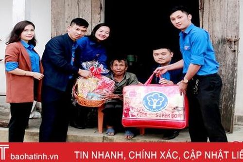 Tuổi trẻ Hà Tĩnh huy động gần 7,5 tỷ đồng trao quà tết cho hộ nghèo, gia đình chính sách