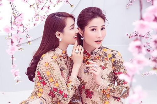 'Chị chị em em' Nhã Phương – Diễm My 9x đẹp xuất thần trong bộ ảnh đón xuân Canh Tý