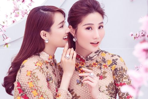 Hai mỹ nhân cùng tuổi Nhã Phương, Diễm My đọ nhan sắc trong tà áo dài