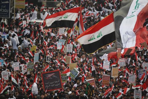 Tuần hành lớn tại Iraq yêu cầu Mỹ rút quân khỏi nước này