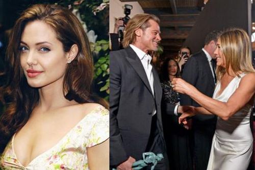 Chứng kiến Brad Pitt và Jennifer Aniston công khai 'tái hợp' thân mật, phản ứng của Angelina Jolie như thế nào?