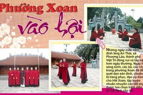 Phường Xoan vào hội
