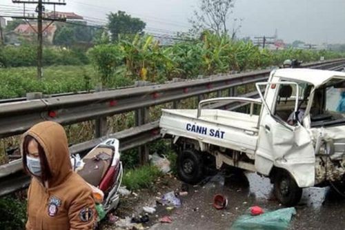 Vụ tai nạn giao thông tại Thường Tín: May mắn không có người tử vong