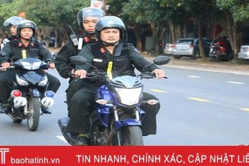 Cứu hỏa ngay mùng 1 Tết, bám riết đảm bảo ANTT cho xuân vui ở Hà Tĩnh