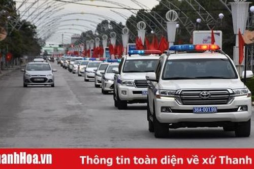 Từ mùng 2 Tết Nguyên đán, Công an Thanh Hóa ra quân tuyên truyền, xử lý vi phạm trật tự ATGT