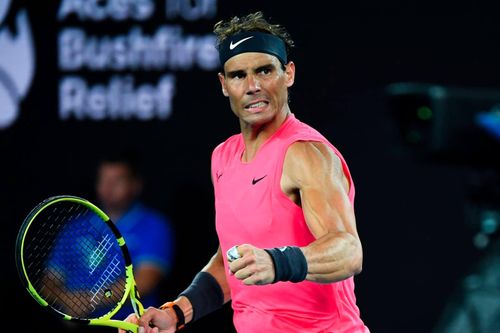 Nadal vào tứ kết Australian Open sau khi thắng Kyrgios
