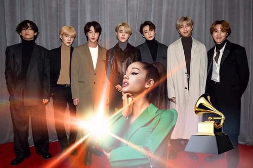 Sau bức ảnh 'gây bão', BTS chia sẻ mong muốn hợp tác với Ariana Grande ngay tại Grammy
