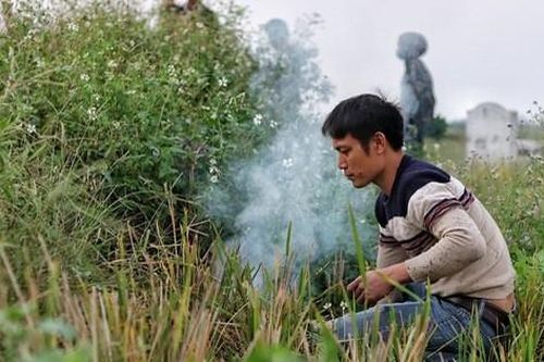 Đã mắt xem người dân ngoại thành Hà Nội đào hang, hun khói bắt chuột đồng