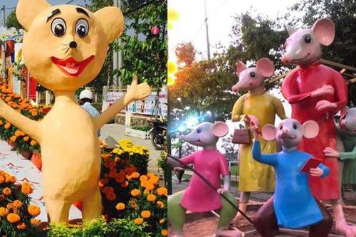 Tạo hình chuột tết Canh Tý 2020, năm nào cũng có linh vật tạo hình 'kỳ quái'