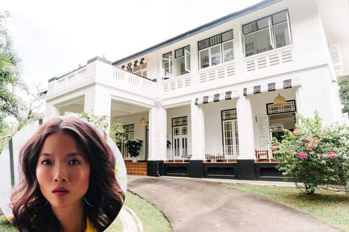 Vợ chồng siêu mẫu Bằng Lăng đang ở biệt thự cổ 5.600 m2