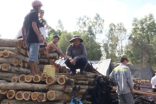 Xưởng gỗ bốc cháy sau tiếng nổ lớn