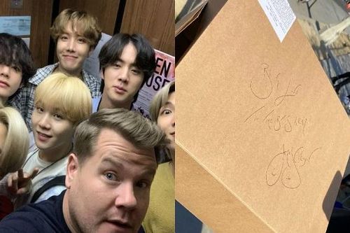 BTS lần đầu biểu diễn 'Black Swan', ARMY được James Corden tặng quà
