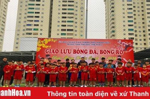 Giao lưu thi đấu bóng đá, bóng rổ, cầu lông bóng bàn mừng Đảng, mừng Xuân Canh Tý