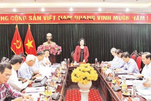 Chuẩn bị tốt công tác tổ chức đại hội đảng các cấp