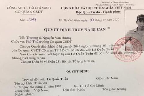 Truy nã đối tượng dùng súng bắn chết người ở Củ Chi